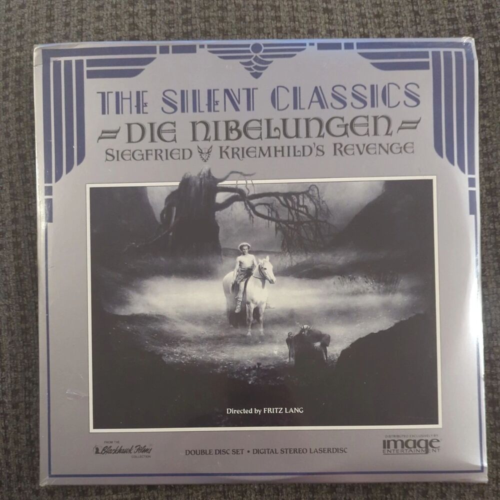 Die Nibelungen Siegfried & Kriemhild’s Revenge (1924) 2 Laserdiscs